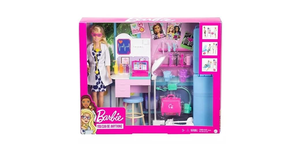 Barbie Doll (Medical Doctor Deluxe Doll Playset) thumbnail 4