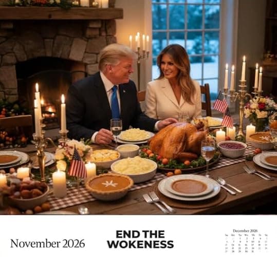 Donald Trump 2026 Wall Calendar, 12-Month (Jan–Dec), 11” x 8.5” Patriotic Photo Calendar for Home or Office – End The Wokeness thumbnail 5