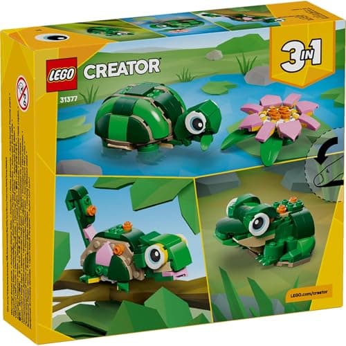 LEGO® Creator 3 in 1 Turtle with a Water Lily Flower 31377 thumbnail 12