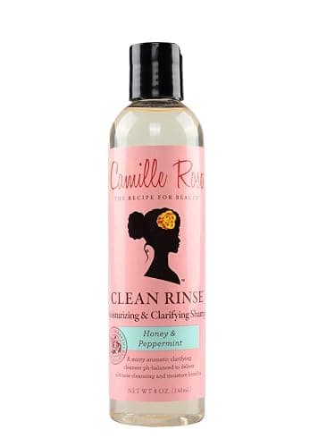 Camille Rose Clean Rinse Shampoo, with Honey and Peppermint to Moisturize and Clarify, for all Hair Types, 8 oz - Image 1