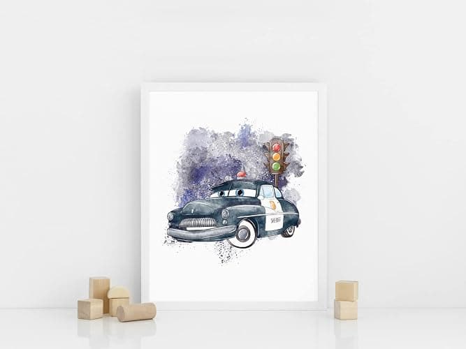 Nistio® Cars Movie Poster Prints, Cars Movie Poster Wall Art Decor, Lightning McQueen, Set of 6, 8x10 inches (Unframed) thumbnail 5
