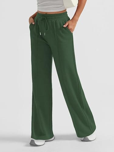 AUTOMET Womens Wide Leg Sweatpants Baggy Lounge Travel Pants Fall Fashion Outfits 2025 Winter Clothes Joggers thumbnail 3