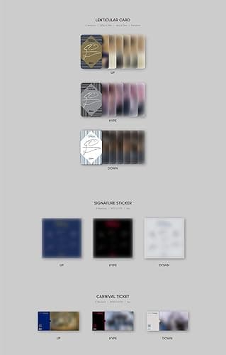 BIGHIT Ent. ENHYPEN - Border : Carnival (2nd Mini Album) Album+Extra Photocards Set (Down ver.) (L200002158) thumbnail 4