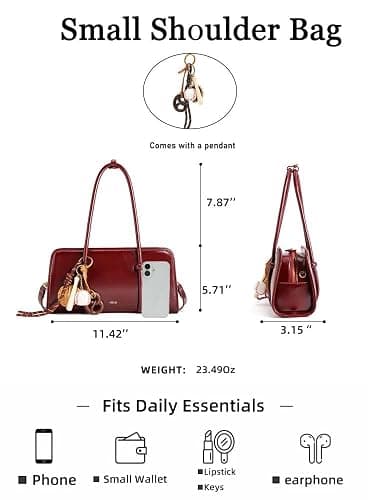 Women's shoulder bag, spacious multi pocket bag, women's crossbody bag, fashionable handbag, top handle, shoulder bag thumbnail 4