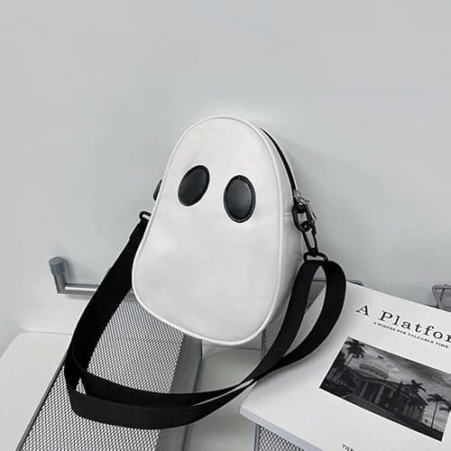 Novelty Crossbody Bag Shoulder Bag Halloween Ghost Purse Holiday Party Gift Candy Bag for Boys Girls thumbnail 2