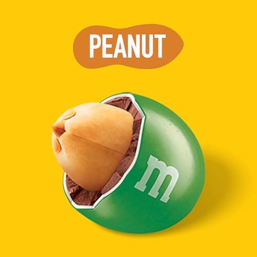 M&M'S Peanut Bonbons Chocolat au Lait et Cacahuètes Sachet 200g | Bonbons chocolat M&M'S au lait avec cacahuètes croquantes en format pratique à partager pour vos pauses gourmandes thumbnail 4