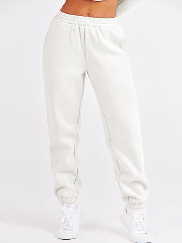 ANRABESS Women's Two Piece Outfits Sweatsuit Lounge Set Long Sleeve Crewneck Sweatshirt Jogger Pants Tracksuit 2025 Fall Sets thumbnail 7