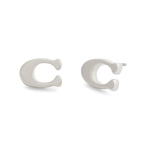 COACH Jewelry Women's Signature C Stud Earrings - Image 1