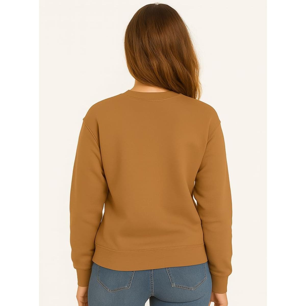 Casaco Moletom Gola Redonda Feminino Careca Blusa De Frio thumbnail 3