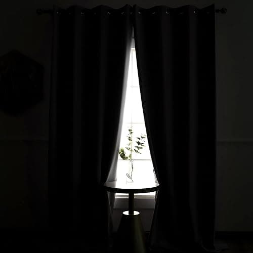 YGO 95 Inch Bedroom Blackout Curtains Panels - Grommet Room Darkening Drapes for Living Room, Thermal Insulated Noise Reducing Sleep Well Window Curtains Draperies, Hot Pink, 52W x 95L - 52"W x 95"L (Pack of 2) - Hot Pink thumbnail 7