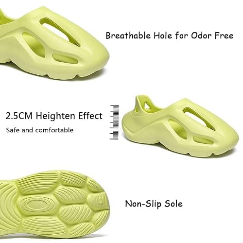 vioxthak Foam Runner Sneakers Cloud Slides Pillow Sandals Sports Shoes Non-Slip Lightweight Walking Shoes fashion outdoor indoor Summer Beach Sandals for Women Men thumbnail 5