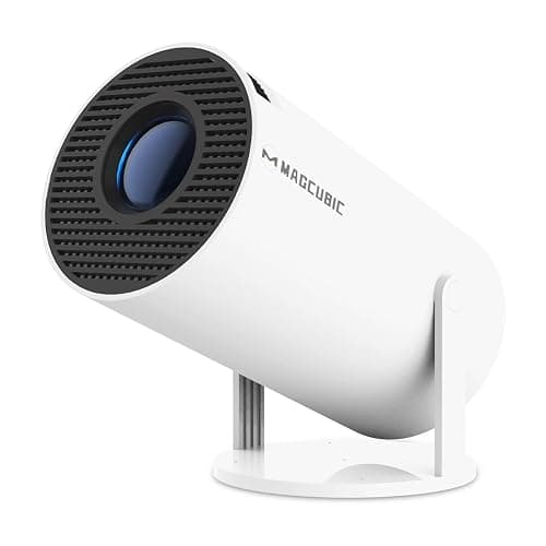 Mini Beamer 4K Unterstützt Android 11, Smart Projector 5G WiFi 6 BT 5.0, Mini Projektor Full HD 1080P Unterstützt 200ANSI 8000L Auto Horizontal Trapezoid Correction (weiß) - Image 1