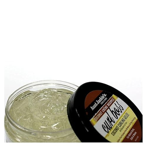 Aunt Jackie's Coconut Crème Recipes Curl Boss Coconut Curling Hair Gel for Natural Curls, Coils and Waves, 15 oz thumbnail 2