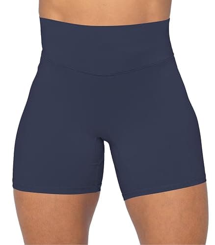 Sunzel No Front Seam High Waist Biker Shorts for Women, Squat Proof Yoga Workout Gym Bike Shorts - Image 1