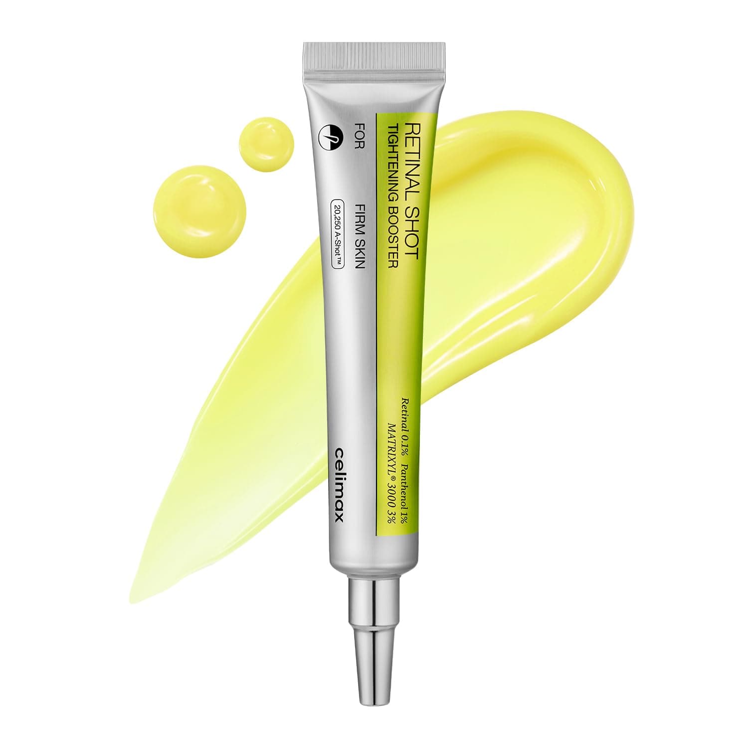 celimax The Vita A Retinal Shot Tightening Booster | 0,1% retiniano, minimizador de poros, rugas e linhas finas, pele mais firme, 15 ml - Image 1