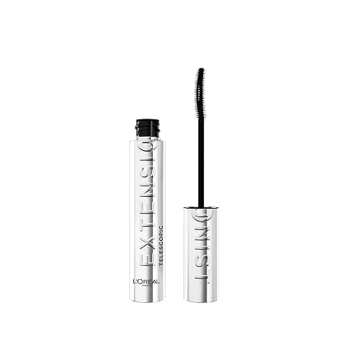 L'Oréal Paris Lengthening Mascara, Telescopic Extensionist, shade Black | Extended Length, Instant Lash Lift Effect, Up To 24H Hold, Does Not Flake Off, Smudge Resistant - Image 1