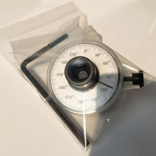 BUBUCAM 1/2 Inch Torque Wrench Angle Gauge Tool, 360° Adjustable 1/2" Drive Torque meter Wrench Set, Professional Measure Tool thumbnail 6