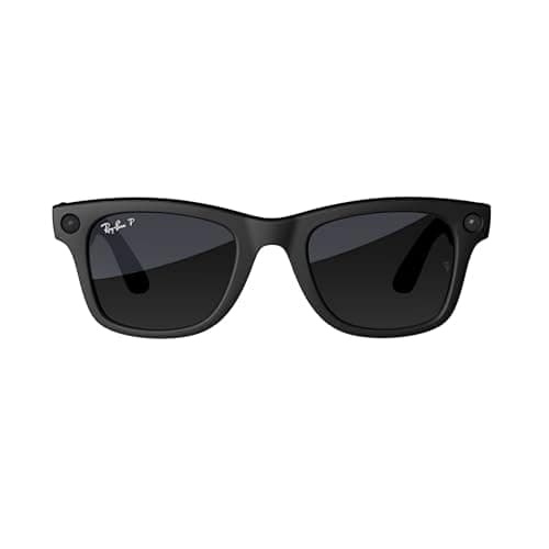 Ray-Ban Meta (Gen 1), Wayfarer, Matte Black | Smart AI Glasses for Men, Women - 12 MP Camera, Open-Ear Speakers, Video Recording, Bluetooth - Polarized Gradient Graphite Lenses - Wearable Technology thumbnail 2