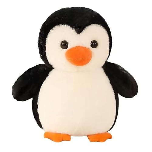 YUKOUQIAN Penguin Stuffed Animal Cute Plush Doll SoftToy 8.5" Gift for Girls Boys Birthdays Christmas Children's Day Halloween Thanksgiving Day (Penguin) - Image 1