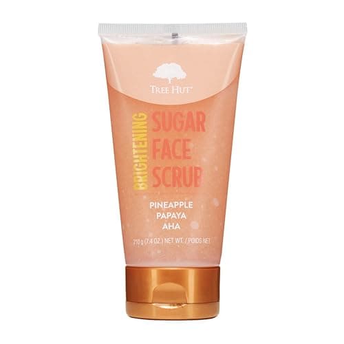 Tree Hut Pineapple & Papaya Brightening Face Scrub | Deep Cleans Pores to Remove Dead Skin & Impurities | Nourishing Essential Body Care | 7.4 fl oz. - Image 1