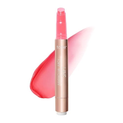 tarte maracuja juicy lip shift – Hydrating & Volumizing Lip Plumper Gloss Balm, Hyaluronic Acid & Vitamin E, pH-Powered Plumping Lipgloss, High Shine Finish, Vegan & Cruelty Free - Image 1
