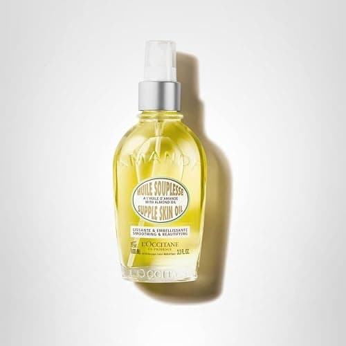 L'Occitane Almond Body Oil, Moisturizes, Nourishes, Hydrates, Softens Dry Skin, Absorbs Fast, Lightweight, Non-Greasy, Luxurious Post-Shower Skincare thumbnail 6