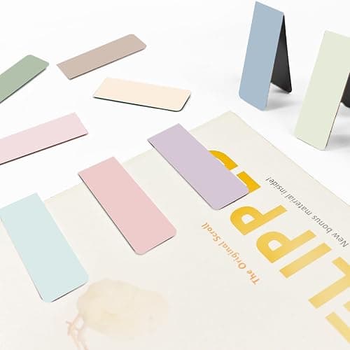 15 Pieces Bookmark, Magnetic Bookmarks for Women, Men, Book Lovers, Bookmarks Bulk for Students Teachers Reading, Morandi Color Bookmark thumbnail 5