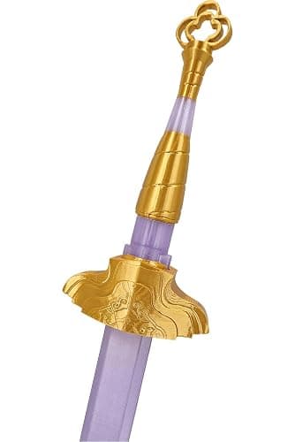 awlnany Cosplay Costume Props Sword 3D Printed Transparent Retractable Sword for Halloween Party Purple thumbnail 7