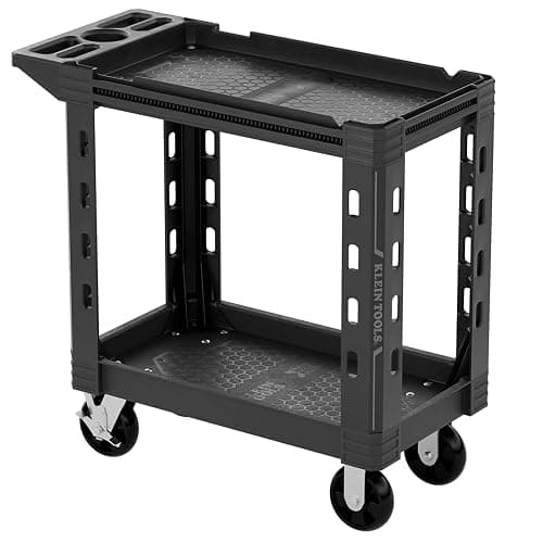 Klein Tools MODBox Service Utility Cart, 18-Inch Width, 6-Inch Wheels, Rolling Storage Cart, Heavy Duty 500lb Capacity for Office, Jobsite or Warehouse - Image 1