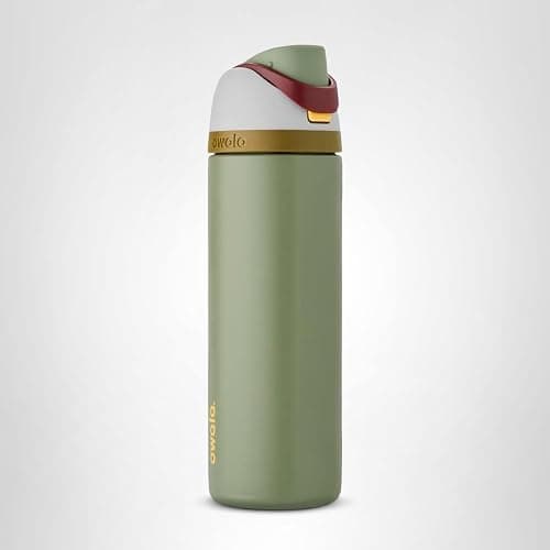 Owala Star Wars FreeSip Insulated Stainless Steel Water Bottle with Straw for Sports and Travel, BPA-Free, 24-Ounce, Boba Fett thumbnail 8
