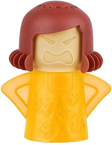 Angry Mama Microwave Cleaner, Microwave Oven Steam Cleaner, Angry Mom Steamer Cleaning Crud Easily in Minutes, Steam Cleans and Disinfects with Vinegar and Water for Kitchen - Image 1