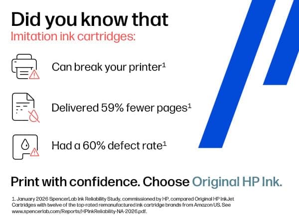 HP DeskJet 2855e Wireless All-in-One Color Inkjet Printer, Scanner, Copier, Best-for-home, 3 month Instant Ink trial included. This printer is only 2.4 ghz capable. (588S5A) thumbnail 6
