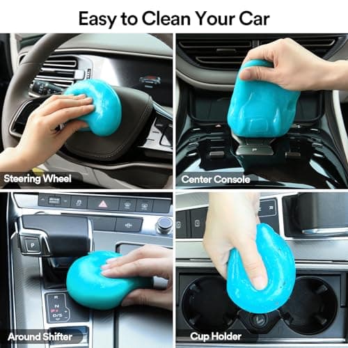 PULIDIKI Car Cleaning Gel Car Clean Putty, Universal Car Interior Cleaner Slime, Perfect Cleaning Kit Supplies, Auto Detailing Tools Car Accessories, Dust Remover Gifts for Men Women thumbnail 3
