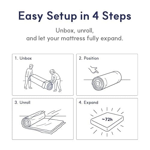LIFEMENT 10 Inch Twin Mattress for Kids, Bamboo Cover Memory Foam Bed | Medium Firm Memory Foam Mattress in a Box, Breathable Bamboo Cover, Pressure Relief, Fiberglass Free, CertiPUR-US Certified thumbnail 6