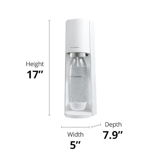 SodaStream Terra Sparkling Water Maker (White) with CO2, DWS Bottle and Bubly Drop thumbnail 3