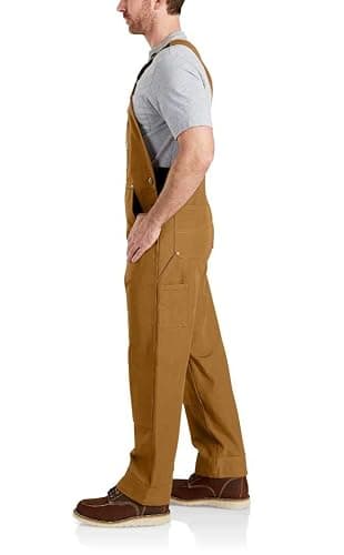 Carhartt Men's R01 Relaxed Fit Duck Bib Overall thumbnail 4
