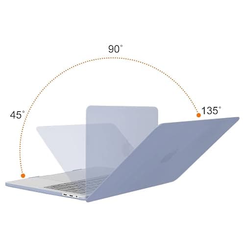 MOSISO Compatible with MacBook Pro 13 inch Case M2 2025, 2024, 2023, 2022-2016 A2338 M1 A2251 A2289 A2159 A1989 A1708 A1706, Plastic Hard Shell&Keyboard Cover&Screen Film&Storage Bag, Lavender Gray thumbnail 4