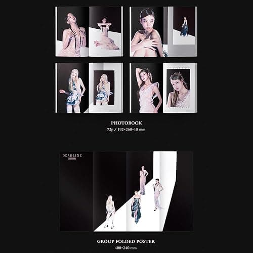 BLACKPINK [3rd MINI ALBUM DEADLINE](PINK Ver.) + 3 Extra Photocards Set thumbnail 3