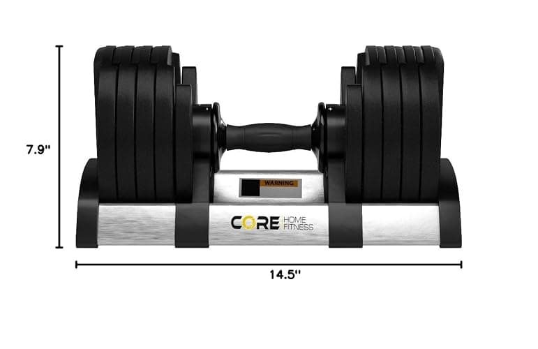Core Fitness® Adjustable Dumbbell Weight Set by Affordable Dumbbells thumbnail 9