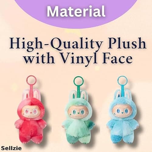 WESUN Keychain Accessory Decor, Keychain Decoration backpacks Bag Pendant, Collection Plush Hanging (Hide styles) thumbnail 6