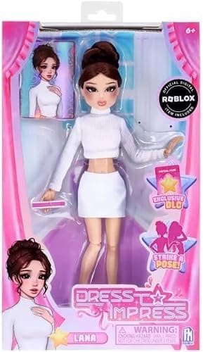 Dress to Impress Fashion Doll Lana Series 1 with DLC Token - Image 1