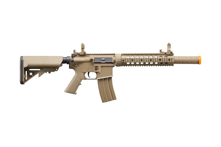 Lancer Tactical Gen 2 SD M4 Polymer (Long Rail)- Full/Semi-Auto Piactinny Rail AEG Rifle with 0.20g BBS, Charger and Battery thumbnail 3