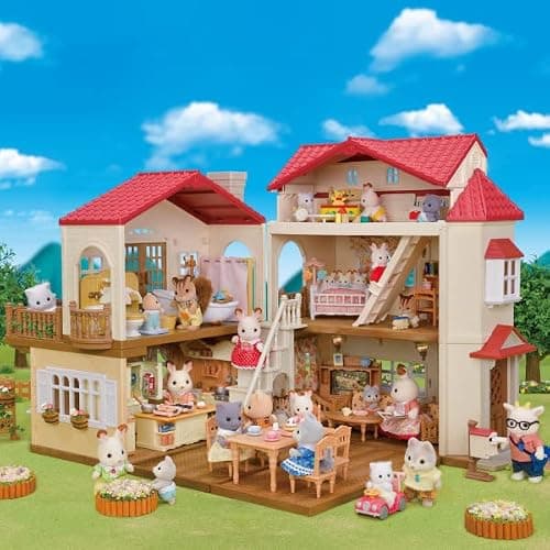Calico Critters - Red Roof Home - Country Home - 2025 Secret Attic Playroom | Discover the hidden playroom upstairs - classic village living with a tucked-away space that sparks fresh stories, Ages 3+ thumbnail 2