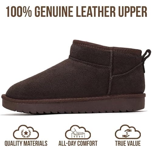 Project Cloud 100% Genuine Leather Ankle Boots for Women - Water Resistant with Memory Foam Insole Winter Boots for Women - Trending Shoes & Comfortable Women's Ankle Boots (Hippy) thumbnail 4