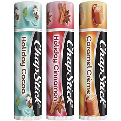 Chapstick Holiday Collection 2017, Pack of 3, Holiday Cinnamon, Caramel Creme & Holiday Cocoa, 0.15 Oz Ea thumbnail 3