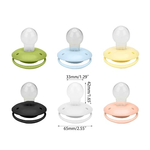 Adult Silicone Pacifier for Stress Relief and Relaxation Large Calibers Adult Soother Chewing Toy Safe and Comfortable Adult Pacifier Stress Relief Pacifiers Simulated Nipple Pacifier thumbnail 4