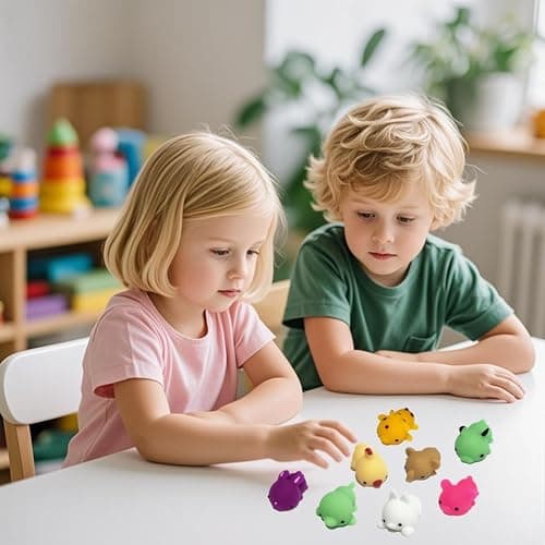 Aiyouwei 8-Piece Jumbo Mochi Squishy Toy Squishy Animals Stress Reliever Kids Party Favours (8 Normaler Stil) thumbnail 5