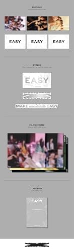 Dreamus LE SSERAFIM - EASY 3rd Mini Album+Store Gift Vol.3 SHEER MYRRH ver. ASCM0352 thumbnail 4