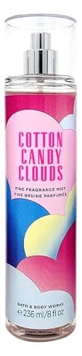 Bath and Body Works Fine Body Fragrance Mist 8 Fluid Ounce (Cotton Candy Clouds) - Image 1