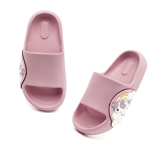 Guyarns Big Kids Cloud slides,Boys Girls Slides Non-slip Summer Beach Pool Shoes Toddler Cartoon Slides Sandals Indoor&Outdoor Garden Slippers Shower Shoes thumbnail 2